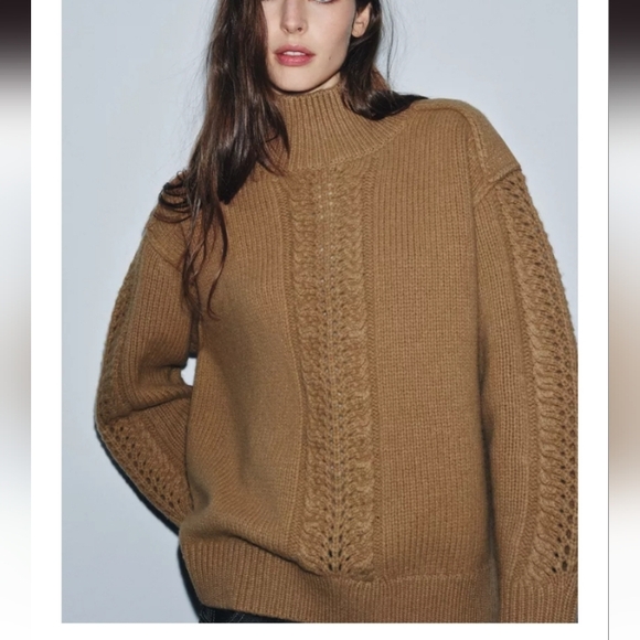 Zara 100% Wool  Sweater - Picture 5 of 7